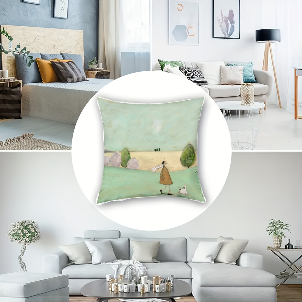 1 шт. Модная наволочка с мульт – обзор и цена Pillow Insert 18X18