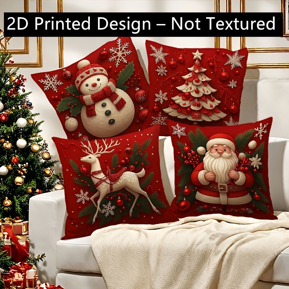 2 шт. рождественских наволочек – обзор и цена Pillow Insert 18X18
